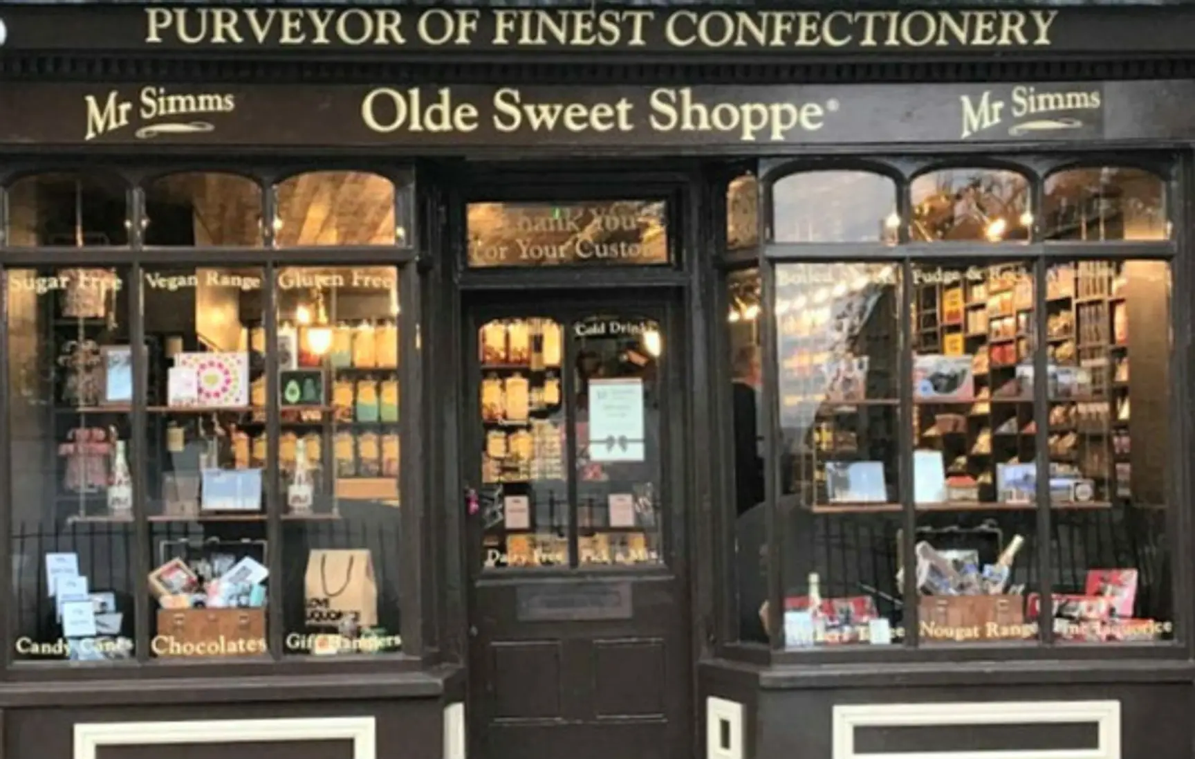 Mr Simms takes its sweet treats online